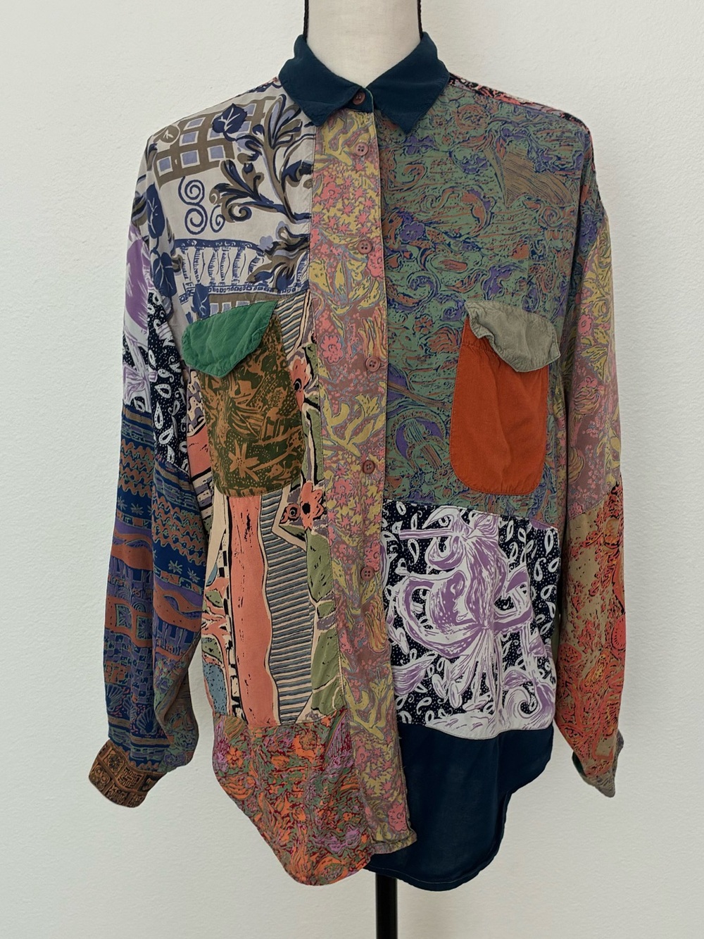 Vintage 80s 90s Together! Button-Down Blouse